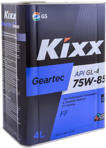 Олива трансмісійна KIXX Geartec FF Gl-4 75w-85 4 л (GS1131239)